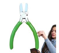 Pliers Set - High Carbon Steel Flat Nose Jewelry Pliers with Nylon | Easy-Grip Design Prevents Wire Damage | Ideal for Jewelry Making & Crafting