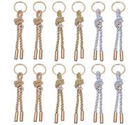 PLIGREAT 12 llaveros con cruz como regalo de bautizo. 3 estilos de llavero de metal con cruz para bolsos, llaves de coche, boda, mártir, regalos de bautizo griegos, multicolor, Talla única