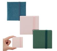PLIGREAT 3 Pcs Mini Cuaderno de Dibujo Acuarela 6x6 cm Cuadrado portátil de Color Puro Cuaderno de Dibujo Acuarela 60 páginas Papeles de Dibujo Acuarela texturizados Cuaderno de Dibujo de Viaje