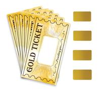 PLIGREAT 60 tarjetas para rascar, tarjetas doradas de 9,3 x 5,3 cm, para hacer tus propias tarjetas para pequeñas empresas, vacaciones, despedidas de soltera, fiestas de despedida de soltera, color