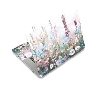 PLIGREAT Wildwill Floral Laptop Skin Aufkleber Passend für 12" 13,3" 14" 15 Zoll Laptop Aquarell Universal abnehmbare Vinyl Notebook Art Protector Netbook PC Cover Aufkleber Aufkleber