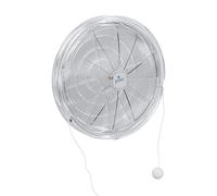 plikc Aireador de ventilador para acristalamiento con apertura y cierre (Con red antimosquitos agujero 200)