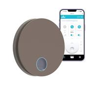 plikc Aspirador WiFi de pared de aspiración axial serie Ario W - Alimentación 230 Vac - 100% Made in Italy (gris topo, orificio Ø90)