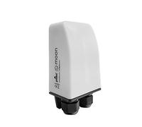plikc - Interruptor crepuscular MOON para uso en exteriores IP54, contacto 16A, blanco, estado sólido, automático