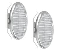 plikc PLKGCC160X2 Rejilla de ventilación, Cromo 125/160 mm. -2 Unidades