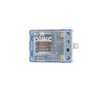 Plikc - Relé electromecánico de impulsos circuito bobina y contactos de excitación común. Alimentación 230 Vac (interruptor)