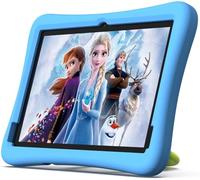 plimpton Tablet infantil mejorada 2025, tableta Android 15 de 10 pulgadas para niños con funda incluida, Octa-Core, Google Kids Space, control parental, 4 GB + 64 GB, WiFi, BT5.3, YouTube, gran regalo