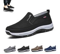Plimsolls de viaje ortopédicos transpirables, zapatos ortopédicos for hombres CNA Trop, zapatos de barco informales cómodos antideslizantes ligeros for caminar ( Color : negro , Size : 41 EU )