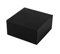 PLINJOY Paquete de 15 cajas de regalo magnéticas grandes negras con cierre de tapas a granel, cajas de regalo de cartón de lujo para regalos, propuesta de dama de honor, embalaje para pequeñas