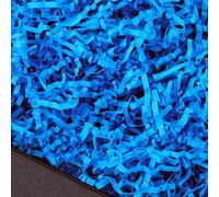 PLINJOY Relleno de papel de corte arrugado azul de 4 onzas para cesta de regalo, confeti triturado, caja de papel, relleno de cesta de Pascua, cajas de regalo de hierba