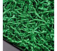 PLINJOY Relleno de papel de corte arrugado de 4 onzas para cesta de regalo, confeti triturado, caja de papel, relleno de cesta de Pascua, hierba (verde)