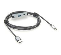 Plinkwirekb Cable USB-C a HDMI 4K con 100 W PD y USB 3.0, modelo PCM-UHC103-200