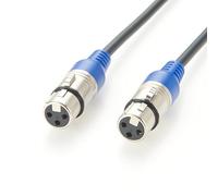 Plinkwirekb DMX512 Cable de iluminación XLR de 3 pines hembra a hembra, adaptador profesional para luces LED, controlador DJ, consola de iluminación