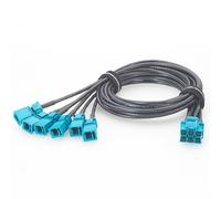 Plinkwirekb MATEnet 233353538-9 - Cable Ethernet de 6 puertos con código Z a 6 conectores MATEnet 2302461-9 para conducción autónoma ADAS LiDAR (1 m)