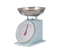 PLINT New 3KG Traditional Weighing Kitchen Scale With Stainless Steel Bowl, Retro Scales Mechanical Vintage, Retro Food Scales with Large Metal Bowl (Ice Color)
