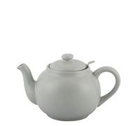 PLINT Simple & Stylish Ceramic Teapot, Globe Teapot with Stainless Steel Strainer, Ceramic Teapot for 6-8 cups, 1500 ml Ceramic Teapot, Flowering Tea Pot, TeaPot for Blooming Tea, Leaf Color
