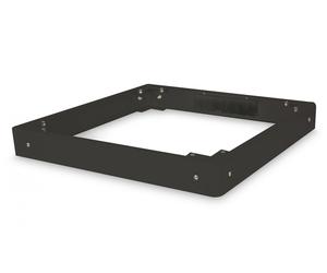 Plinth for network cabinets, 100x800x800 mm, black, Varioflex-N, Unique, Dynamic Basic