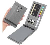 Plinyvel Funda para cuaderno Rocketbook, tamaño mini, compatible con notas de campo, cuaderno en espiral superior de 3.5 x 5.5 pulgadas, tela impermeable, organizador multifuncional con soporte para