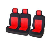 PLIQVBN Fundas Asiento Coche Fundas Asiento Tipo 2+1 Funda Coche Furgoneta/transportador Universal Mayoría Coches Interior De Camión para Master 3 Plazas