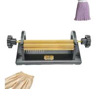 Plisado ajustable, máquina de coser plisada de 24 filas con agujas y kit de herramientas, cercanía y profundidad ajustables, 47 posiciones de aguja para costura de disfraces y manualidades