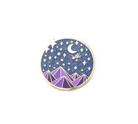 PLITI ACOTAR Gift Velaris City Of Starlight Gift SJM Gifts Night Court Broche Pin para amantes de los libros, Medium, Acero inoxidable
