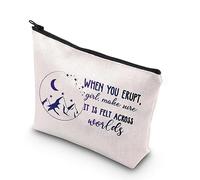 PLITI ACOTAR Regalo inspirado en When You Erupt Girl Make Sure It is Felt Across Worlds Bolsa de maquillaje S J Maas Fan Book Lover Gift, Cuando Eruptu, moda