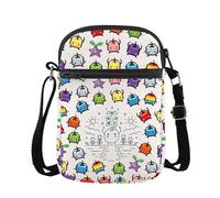 PLITI Bolsa cruzada para videojuegos para amantes de los videojuegos, regalo Junimo Forest Spirit, regalo inspirado en el juego Stardew, Stardew Gaming Cgu, 8.26" L x 5.7" W x 0.78" H