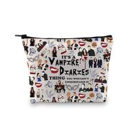 PLITI Bolsa de cosméticos de vampiro, regalo para fanáticos del programa de televisión de vampiro, es una cosa de vampiro que no entenderías, Vampire Thing Bagu, moda