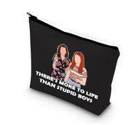 PLITI Bolsa de maquillaje Stranger Merchandise There's More to Life Than Stupid Boys Stranger Merchandise Gift Scary Movie Fan Gift, Stupid Boys Blu, moda