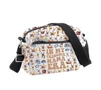 PLITI Bulldog - Bolso cruzado para amantes de los bulldog en mi Frenchie Mama Era, regalos para perro, mamá, regalo para dueño de bulldogs franceses, Frenchie Mama Era Cbu, 24.5*8*18 cm