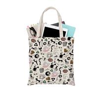 PLITI Coraline Gift Coraline Fan Tote Bag The Secret Door Thriller Movie Regalo Fantasma Madre Mercancía Película Fantasía, Corali 2009 Tgu, medium