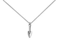 PLITI Divertido regalo de arqueología, regalo de arqueólogo, regalo para amantes del jardín, regalo de jardinería, collar de pala para jardinero, Medium, Acero inoxidable