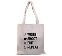 PLITI Escribir rodaje Editar Repetir Cineasta Director de cine Regalo Divertido Película Regalo Escuela de cine Regalo Estudiante, Escribir sesión Editar Tgu, M