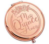 PLITI Espejo compacto para regalo de quinceañera de 15 cumpleaños para hija, dulce regalo de 15 años, espejo de bolsillo español latina (Mis Quince Anos CMrg U)
