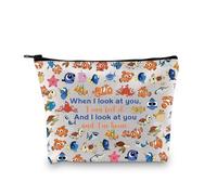 PLITI Fish Nemo Gift Nemo - Bolsa de maquillaje inspirada en la película When I Look at You I Can Feel It Nemo and Dory Fish Lover, Can Feel It Bagu, moda