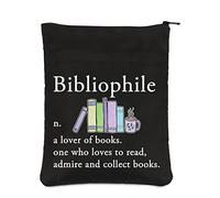 PLITI Funda de libro para amantes de los libros, regalo de agradecimiento para bibliotecarios, divertido protector de libros para amantes de la lectura (sustantivo bibliófilo BSblU)