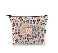 PLITI Hamilton The Broadway - Bolsa de maquillaje musical de Hamilton Dat Da King George III, regalo para amigos, Dat Da Da Bagu, moda
