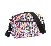 PLITI Mary Movie - Bolso bandolera Nothing Is Gone Forever Only Out Of Place, regalo musical Mary, Gone Forever Cbu, 24.5*8*18 cm