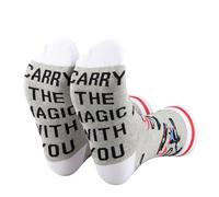 PLITI Mary Poppins - Calcetines musicales inspirados en regalo musical Carry The Magic With You Broadway Poppins Practically Musicals, Carry Magic SockU, Altoa única