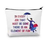 PLITI Mary Umbrella Bolsa de maquillaje Mary Musical Fans Regalo para cada trabajo que debe ser hecho, hay un elemento de regalo divertido, En cada trabajo, moda
