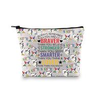 PLITI Order of The Eastern Star Gifts OES Sorority Gift Always Remember You are Braver Than You Think OES Symbol - Bolsa de maquillaje, Remember Es Bagu, moda