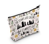 PLITI Outlander Gift Scottish Thistle Gifts The Stones are CALLING and I MUST GO Scotland - Bolsa de maquillaje de viaje, Stones Calling Bagu, moda