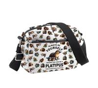 PLITI Platypus - Bolso cruzado para amantes de los animales, regalo Always Be Yourself Unless You Can Be A Platypus Travel Pouch Zookeeper Gift, Always Platypus Cbu, 24.5*8*18 cm