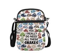 PLITI Regalo para amantes de las serpientes, regalo para mamá de serpiente, regalo para reptiles, con texto en inglés "Yes I Really Do Need All These Snake, Need Snakes Zcbagu, 8.26×5.7×0.78inches