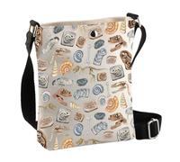 PLITI Regalos de paleontología, regalos para amantes de los dinosaurios, bolsa cruzada para futuros paleontólogos, cazador de fósiles, regalo histórico, Dino Skull Cbagu, 8×7.5×1.8inches