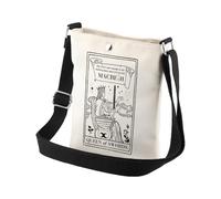 PLITI Regalos de teatro musical, pero atornilla tu coraje al lugar pegado, bolsa cruzada para damas, regalo para amantes de los libros, Not Fail Cbagu, 8×7.5×1.8inches