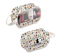 PLITI Regalos inspirados en la película mágica All We Have to Decide is What to Do with The Time That is Given Us, bolsa de maquillaje para fans, Have Decide Mbu, moda