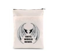 PLITI Rhysand Gift ACOTAR Gift Rhysand Fans Gift Sarah J Maas Gift Rhys Would Never Bat Boy Book Sleeve for Book Lover, Rhys Never Bsu, Funda para libro