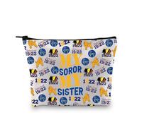 PLITI Sorority Paraphernalia Gifts My Soror My Sister 1922 SGR Bolsa de maquillaje de graduación SGRho Griego Sorority Sister Gift, Soror Sister 1922 Bagu, moda