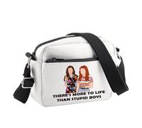 PLITI Stranger Merchandise - Bolso cruzado There's More To Life Than Stupid Boys Mike Steve Eleven Dustin Max Lucas Will Gift, Stupid Boys Cbu, 24.5*8*18 cm